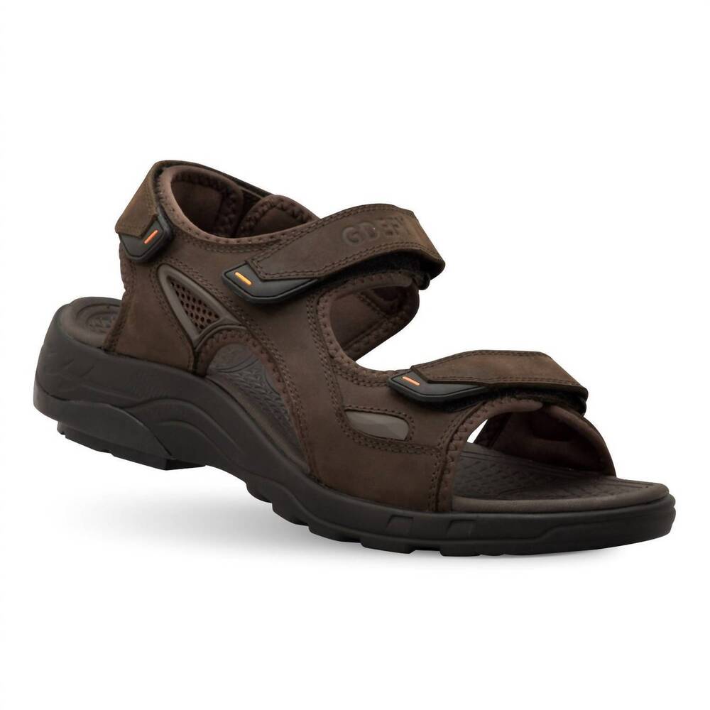 NEW GRAVITY DEFYER men's outpost outdoor sandal in brown